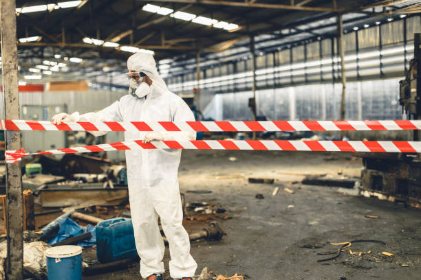 Professional Unattended Death Cleanup technician working in Orange Grove, TX